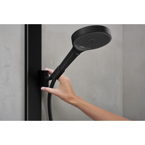 Hansgrohe RainFinity Showerpipe - 250 - 1jet - ecosmart - met ShowerTablet - 350 - mat zwart SW918185