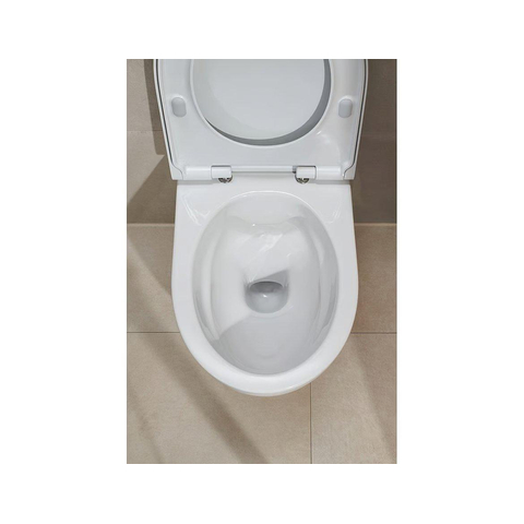 Geberit ICon Wandclosetpack - 36x53x37.5cm - diepspoel - spoelrandloos - vuilafstotend - keramiek - rimfree - softclose - glans wit SW547013