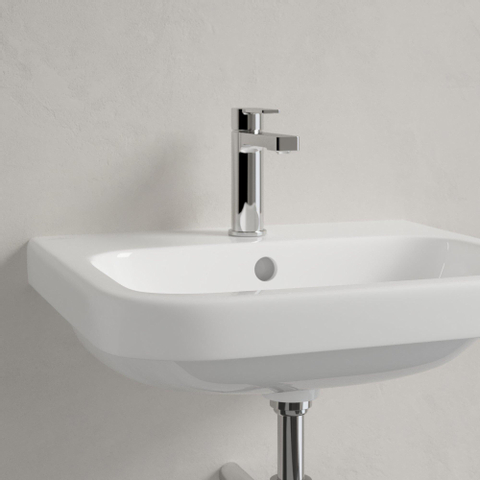Villeroy & Boch Architectura wastafel - 55x47cm - met kraangat - met overloop cermic+ - White Alpine (glans wit) 1025259