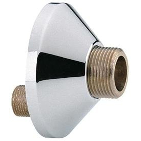 Grohe S-koppeling - met rozet - per paar - 3/8x3/4 inch - chroom 0433748