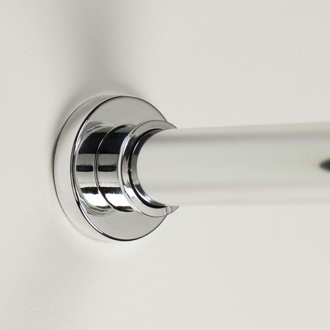 Sealskin Seallux Tringle de rideau de douche Ensemble combiné. Ø 28 mm Aluminium Chrome pour 90x90. 90x90x90 ou 80x170 cm CO276669018