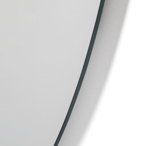 Saniclass Select Miroir avec lumière LED 60x80x3cm ovale écran touch et cadre en aluminium brossé SW229140