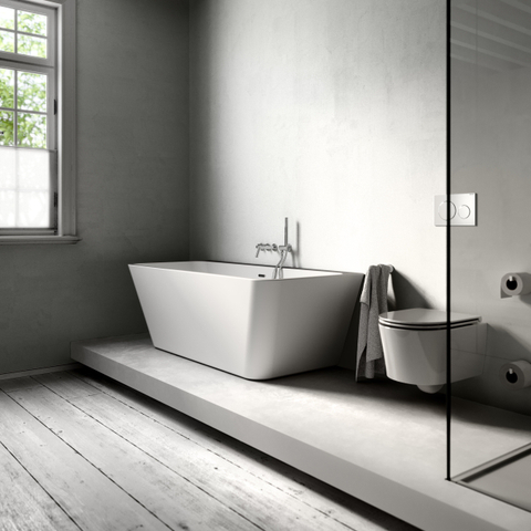 Clou InBe WC suspendu – compact – sans bride – 36,5 x 48 cm – avec abattant softclose – blanc brillant SW369990