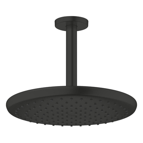 Grohe Tempesta 250 Hoofddouche - 25cm - 1 straalsoort - plafondarm 14.2cm - matte black (mat zwart) SW1077370