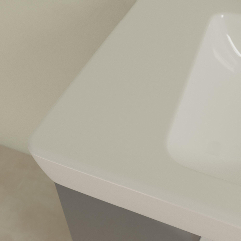 Villeroy & Boch Subway 2.0 wastafel - 130x47cm - 2 kraangat - met overloop - White Alpine (glans wit) 1024040