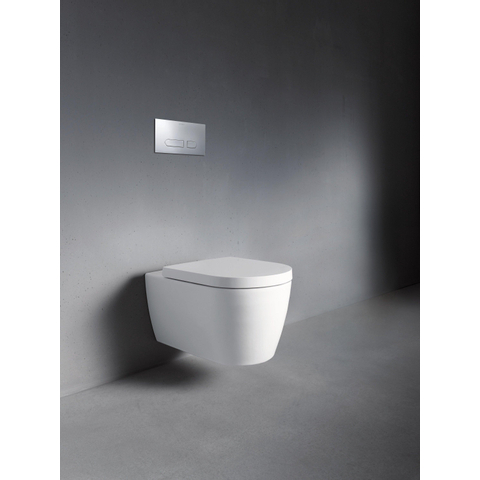 Duravit ME by Starck WC-zitting 45.8x37.4x4cm Kunststof wit Glanzend 0293434