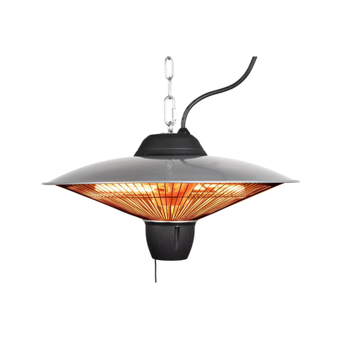 Eurom Chauffage de terrasse Partytent heater 1502 Patioheater 1500 watt Gris SW539075