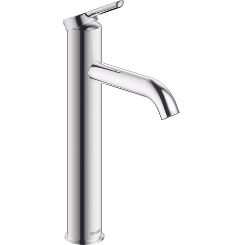 Duravit C.1 1 greeps wastafelmengkraan - 166x40x262mm - hoogglans chroom SW420779