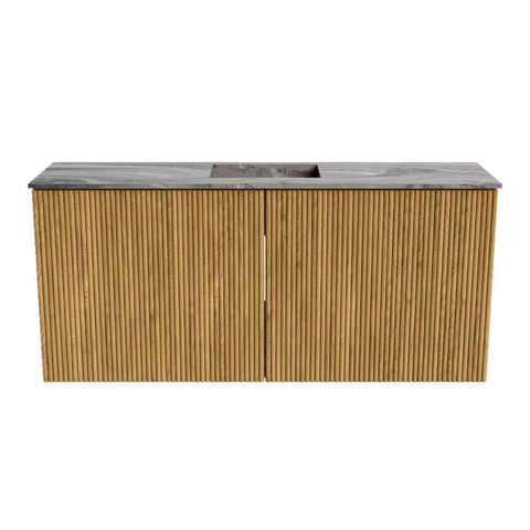 Mondiaz JOYA-DLUX 90cm toiletmeubel - kleur Oak - Wastafel FAYE positie Midden 1 kraangat kleur Sombra. SW1424253