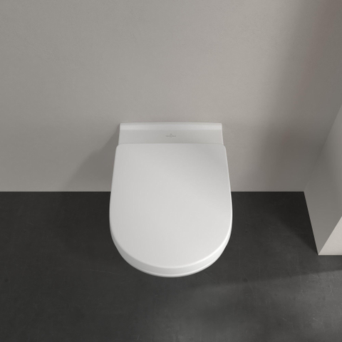 Villeroy & Boch O.novo wandcloset directflush - met zitting - softclose en quickrelease CeramicPlus - diepspoel - White Alpine (glans wit) GA18658