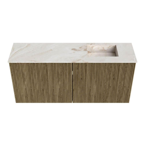 Mondiaz JOYA-DLUX 90cm toiletmeubel - kleur Dusk - Wastafel FAYE positie Rechts Zonder kraangat kleur Frappe. SW1423094