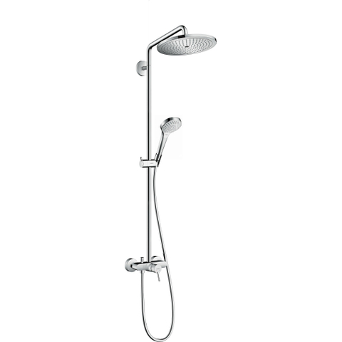 Hansgrohe Croma select s Showerpipe - 280 - 1jet - met eengreeps mengkraan - hoogglans chroom SW73190