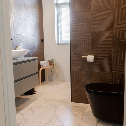 Ceralto Pavero Grain Decor-strip - 31.6x100cm - 10.4mm - Houtlook - Coffee SW542069