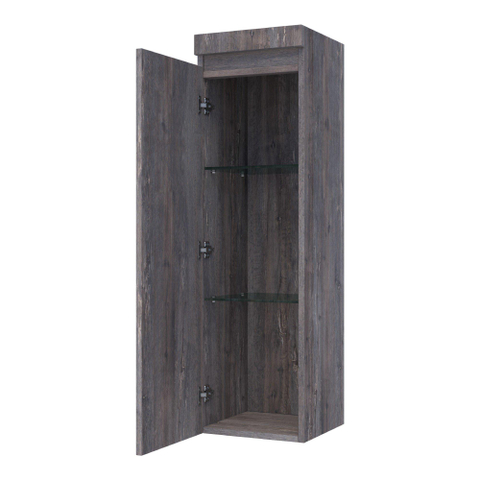 BRAUER Joy Armoire de salle de bains - 120x35x35cm - 1 porte - sans poignée - ouverture à gauche - Driftwood SW499128