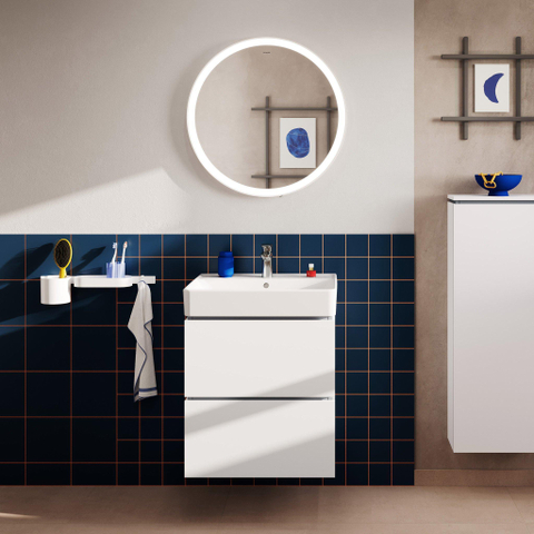 Hansgrohe Xilesa E meubelset 2la 580x470 met Xanuia wastafel 600 mat wit SW1567298