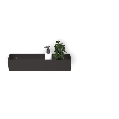 Looox Colour shelf box Special BoX rectangulaire 30x10x10cm anthracite SW374816