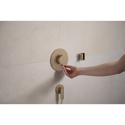Hansgrohe Porter fine Handdouchehouder - geborsteld brons SW1388261