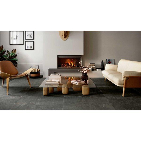 ÉCHANTILLON Ceralto Tesselo Soft Carrelage sol et mur 60x120cm 10mm rectifié R10 grès cérame Ebano SW976500