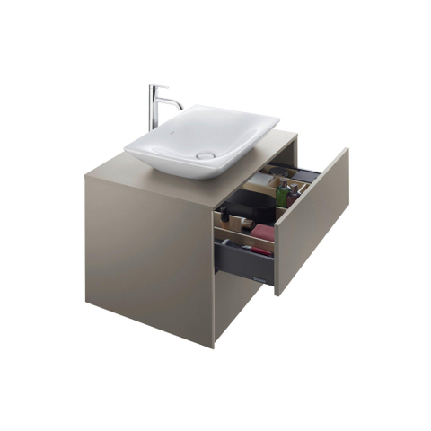 Duravit C.1 1 greeps wastafelmengkraan - 166x40x262mm - hoogglans chroom SW420779