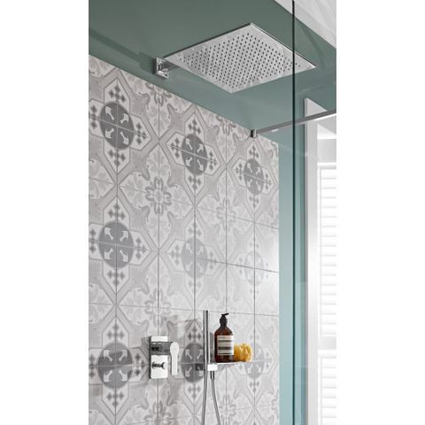 Villeroy & Boch Universal Showers regendouche - 35x35cm hoekig - hoogglans chroom SW974366
