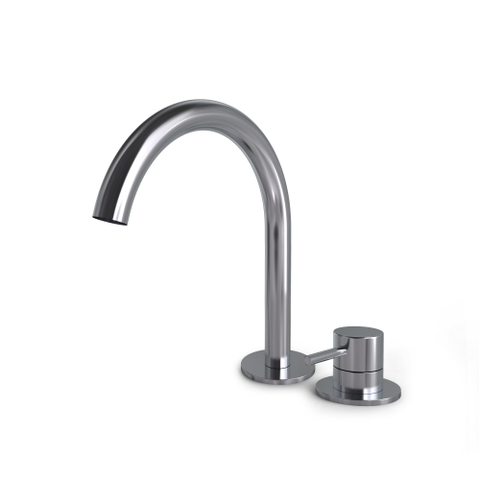 Hotbath Buddy Wastafelmengkraan - 2 gats - hoogglans chroom SW1246258