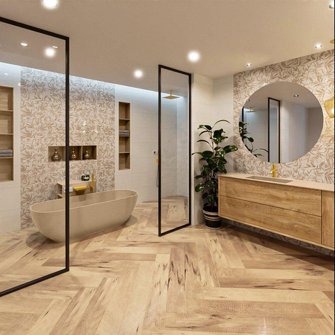 MONDIAZ ROCK Baignoire autoportante - 170x70cm - couleur Rosee / Rosee SW1015095