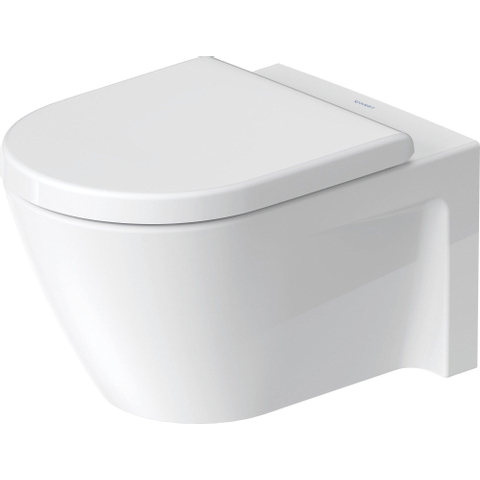 Duravit Starck 2 Wandcloset - 54cm - met spoelrand - diepspoel - verdekte bevestiging - wit 0295869
