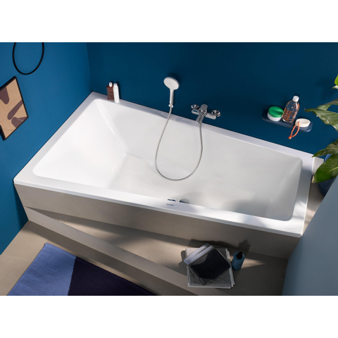 Duravit No.1 Bad offset - 160x85cm hoek links - wit glanzend SW723717