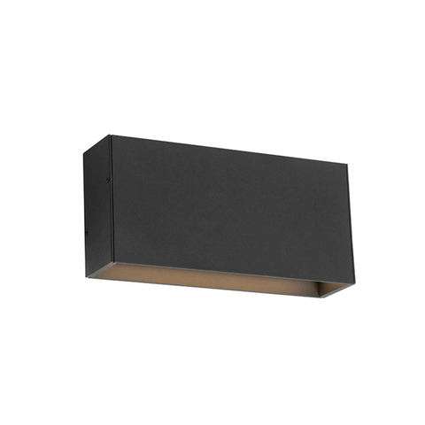 QAZQA Spector Applique murale - 2 lampes - 21cm - IP54 - Rectangle - Gris foncé SW1470017
