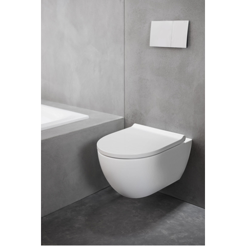 Geberit Acanto WC suspendu – TurboFlush – 36 x 53 cm – avec abattant softclose – blanc brillant SW863784