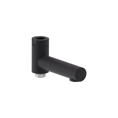 MAY Toebehoren Baduitloop voor regendoucheset 1/2" aansluiting Mat zwart PED SW1224630