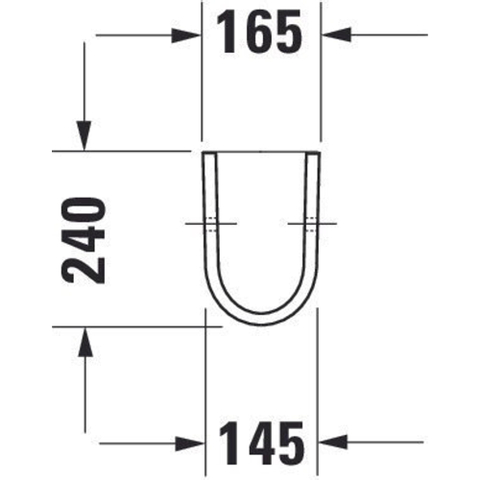 Duravit Starck 3 Philippe Starck - 3 Sifonkap - wit 0313572