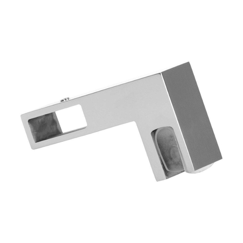 BRAUER Void porte de niche 2 parties verre clair 100x200 réversible avec porte battante 60 au mur incl. traitement anticalcaire du verre PVD coloris inox SW223759