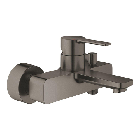 Grohe Lineare New Badkraan - met omstel - met koppelingen - HOH 15cm - brushed hard graphite (antraciet) SW523554