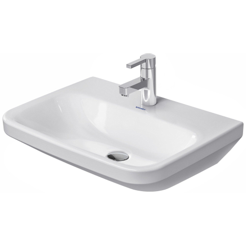 Duravit Durastyle Med wastafel - zonder overloop - met kraangat - 60x44cm - wit SW54109