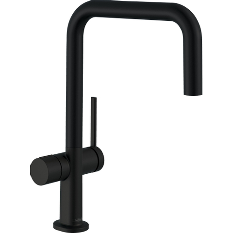 Hansgrohe Talis m54 Eengreeps keukenmengkraan U - 220 - stopkraan - voor vaatwasser - mat zwart SW541886
