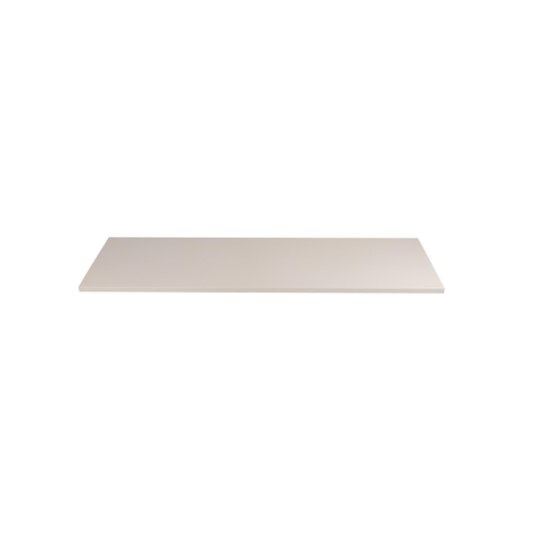 Saniclass Torino Wastafelblad - 160.5x46x2.5cm - solid surface - off-white SW1471866