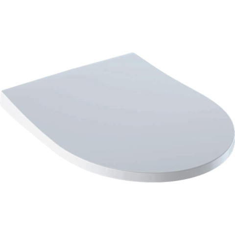Geberit iCon abattant WC - 36.5x45cm - forme D - softclose - déclipsable - blanc brillant SW421926