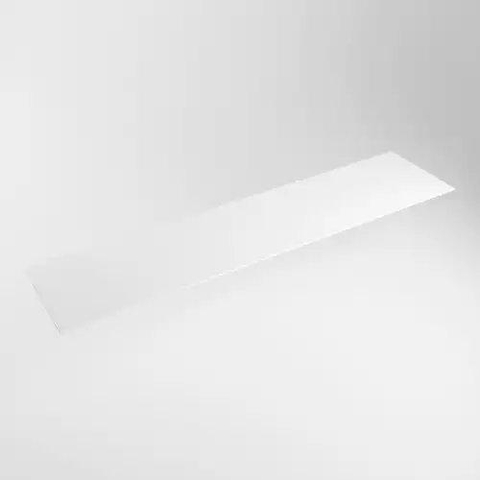 MONDIAZ TOP 46 Talc Plateau en solid surface / panneau supérieur 200cm Épaisseur du plateau 0.9cm Plateau adapté pour plaque de recouvrement | vasque SW675147
