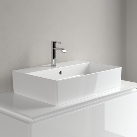 Villeroy & Boch Memento 2.0 Vasque à poser - 60x42x14cm - trop-plein - blanc brillant SW479753