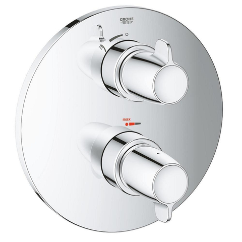 Grohe Grohtherm Special Inbouwthermostaat - 2 knoppen - Ø21cm - chroom OUTLETSTORE STORE36874