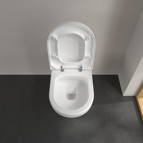 Villeroy & Boch Vicare Architectura wandcloset - diepspoel Vita - 37x70cm - White Alpine (glans wit) SW106436