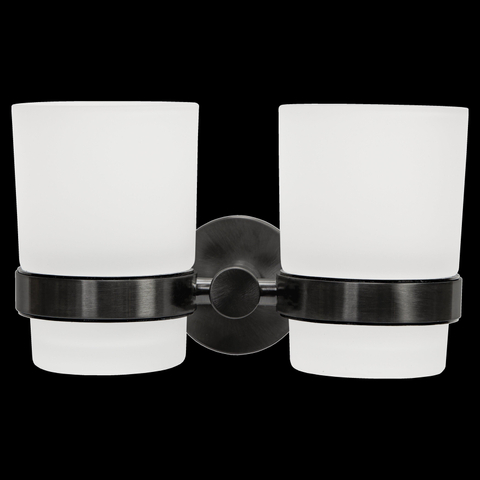 Haceka Kosmos Porte-bouteilles double - verre - gunmetal SW654113