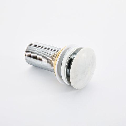 Saniclass Dia Afvoerplug - verlengd - natuursteen - marmer SW1474838