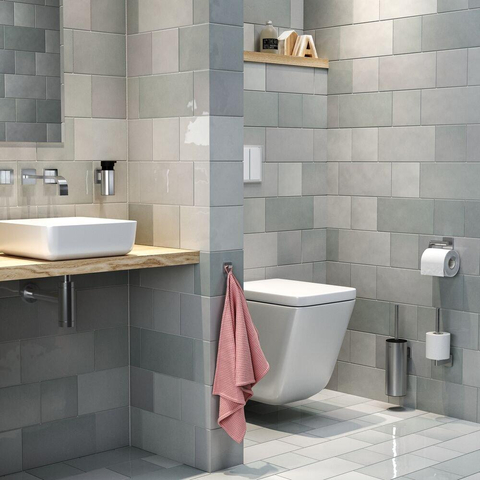 Tiger Dock Porte-rouleau de papier toilette - sans couvercle - inox brossé SW296145