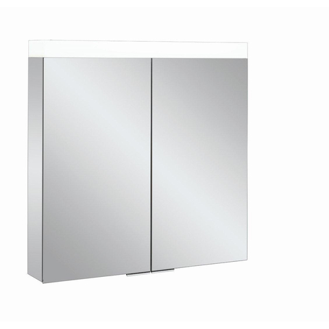 Crosswater Cabinet Image Spiegelkast - 70x70cm - IP44 - LED verlichting - deurlinks of rechts - zilver SW876239