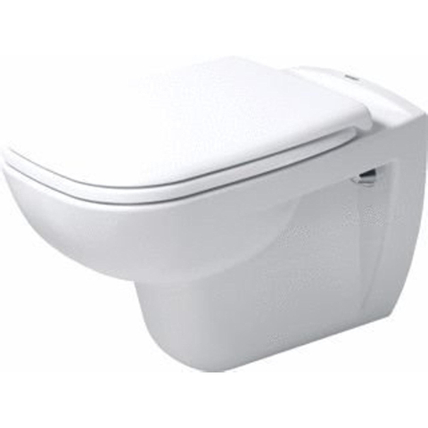 Duravit D-Code WC suspendu à fond creux 35.5x54.5cm avec abattant WC blanc SW85520