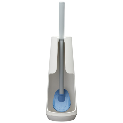 Tiger Tess Toiletborstelhouder vrijstaand met Swoop® borstel flexibel Wit Lichtgrijs SW877651