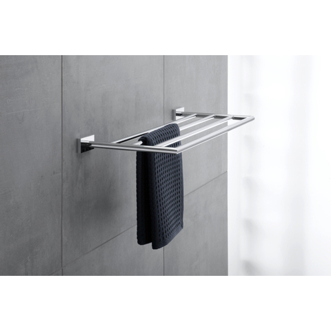 Duravit Karree Badhanddoekrek - 60 cm - hoogglans chroom SW55127