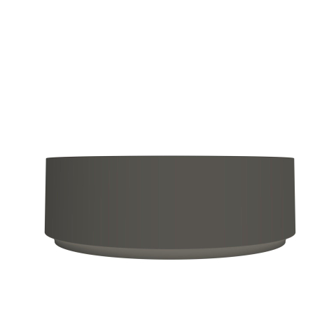 Arcqua Case waskom - rond - 40cm - mat quartz grijs SW1209098